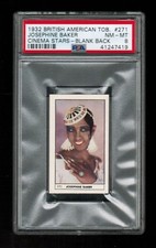 PSA 8 JOSEPHINE BAKER 1932 British American Tobacco Card 271 HIGHEST EVER GRADED