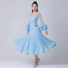 New Women's Ballroom Dance Dresses Waltz Competition Clothes Modern Costumes