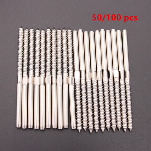T316 Stainless Steel Swage Lag Screw Stud – Left Thread, 1/8” For Cable Railing