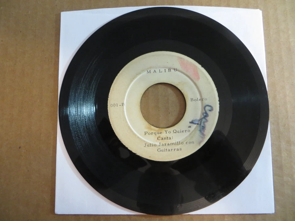 Julio Jaramillo Con Guitarras – Te Olvidaste De Mi Amor ‎- 1978 7" Single G+ Foto 2 de 2