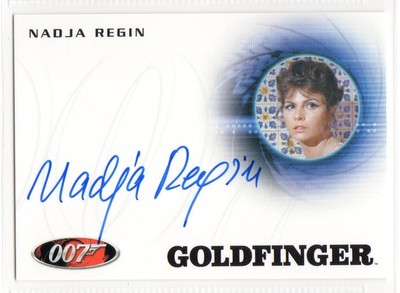 Nadja Regin Autogramm James Bond Goldfinger Bond-Girl Autograph | eBay