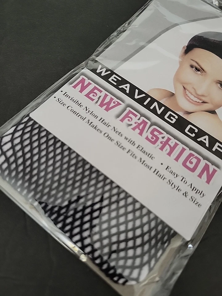 NIP New Fashion Weaving Cap Cool Mesh Style JY37037 Nylon Mesh Black - Image 3 of 4