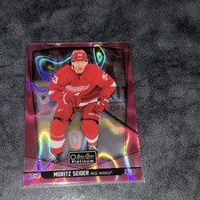 2024-25 O-Pee-Chee Platinum - Moritz Seider #22 Pink Magma
