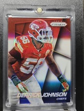 DERRICK JOHNSON Rare REFRACTOR SP  CHIEFS Non Auto Panini Investment Card