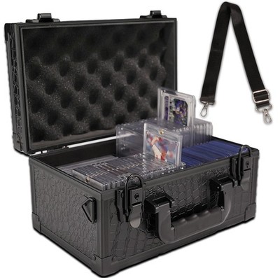 Lockable Portable Card Storage Box with Key Lock with Handle and Shoulder Str...