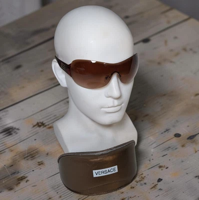 Versace Mod 2108 Rimless Shield Mask Sonnenbrille Made in Italy - Bild 1 von 4