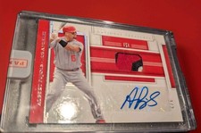 2020 Panini National Treasures Albert Pujols Game Used 3 Color Patch Auto #/1 /2