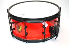 *SHELL CRACK*. SJC Drums Josh Dun 12 x 8 Rack Tom Drum - Red Acrylic  #R5025