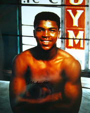 MUHAMMAD ALI (&dagger;) original signiert &ndash; GROSSFOTO !!!