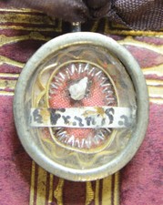 relic reliquary reliquia relicario reliquiario shrine S.FRANCESCO SALES