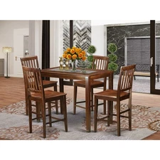 Counter Height Set - Dining Table And Counter Height Dining Chair