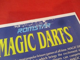 Magic Darts Nintendo NES Promotional Store Shelf Display Card ONLY
