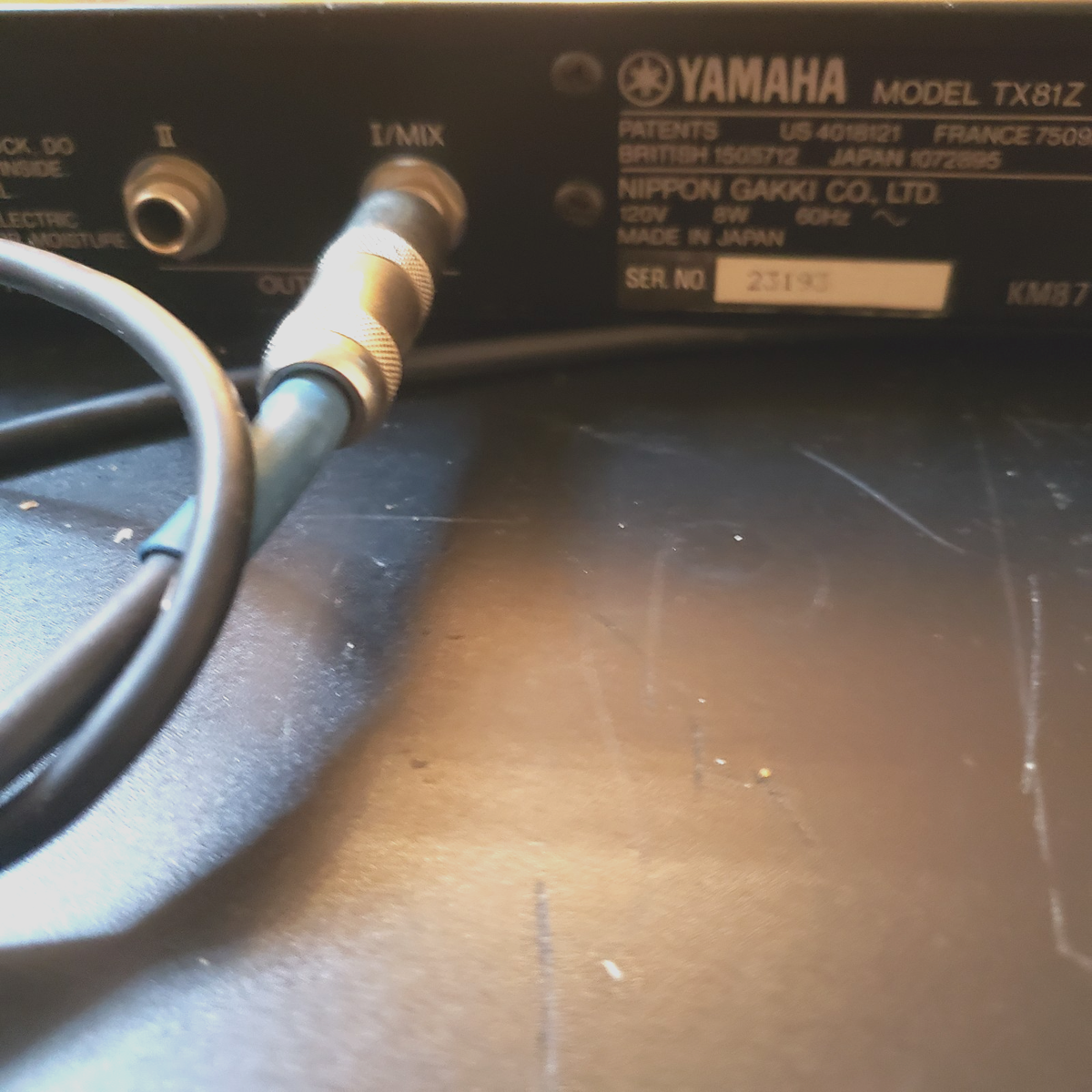 Yamaha TX81Z FM 1U Rack Mount Synthesizer Good condition