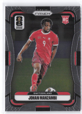 2026 Panini Prizm FIFA World Cup Soccer #419 Johan Manzambi Rookie Switzerland