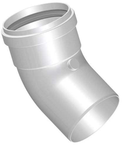 CURVA PPS BIANCO 45° M/F ø80 PER CALDAIA A CONDENSAZIONE CONTI CPPS4508MFB