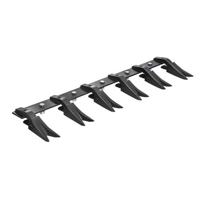 Uimoso Bucket Tooth Bar 46'' Tractor Bucket 6 Teeth 4560 lbs Load-Bearing Durable