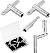 Drum Key Set, 4PCS Drum Tuning Kit with Drill Bit, Speed Drum Key, Standard D...