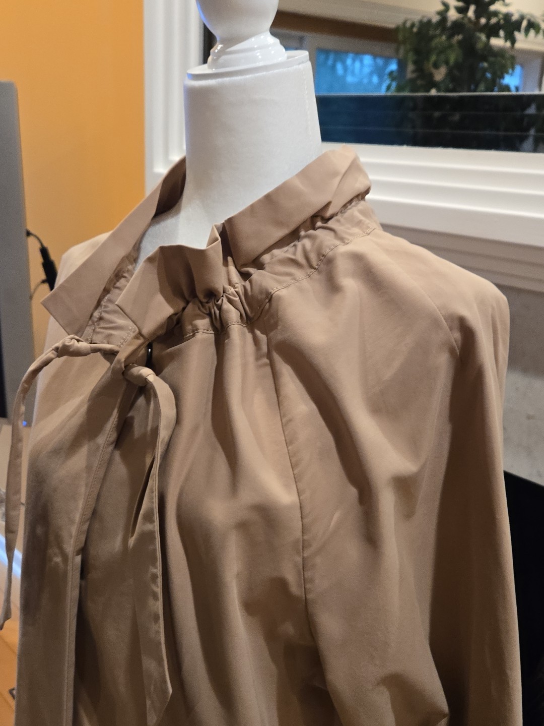 Gap Basic Jacket Women Large Beige Front Button L… - image 6