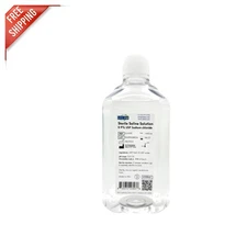 1 Liter Sterile Saline Solution, 0.9% - Trusted Multi-Use Wound Wash & Aftercare