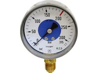 Manometer SchweißTechnik, 0-16 Bar, 63 Mm FüR G1 /4 DN 8 1/4' Radial, Aufschrift