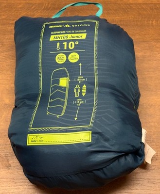 Decathlon Kinderschlafsack QUECHUA 10 °C MH100 blau