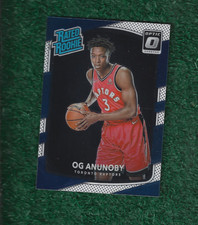 OG ANUNOBY - 2017-18 DONRUSS OPTIC RATED ROOKIE CARD # 178 - RAPTORS - KNICKS. rookie card picture
