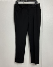 Express Women's Size 8R Editor Slim Black Straight Through Hip  Thigh Pants NWT