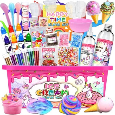 Schleim Set Zum Selber Machen Geschenke für Mädchen Slime Kit Für Mädchen Kr...