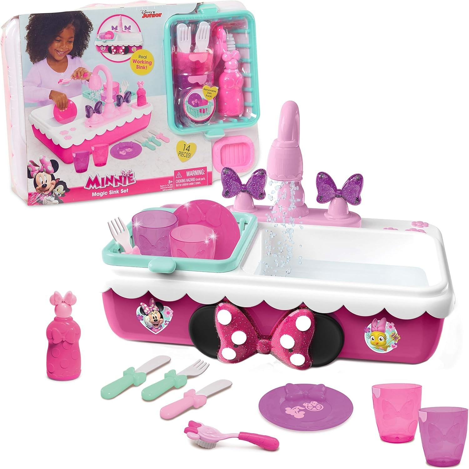 Disney Junior Minnie Magic Sink Set BRAND NEW