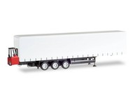 Herpa Lkw Auflieger 1:87 Gardinenplanenauflieger Mit Mitnahmestapler H0 076784