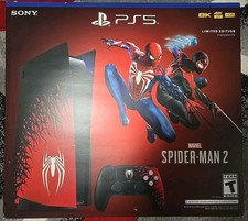 Sony PS5 Blu-Ray Edition Console Spider-Man 2 Limited Edition Bundle - Red/Black