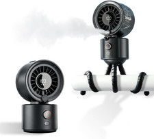 DNDLN 2-In-1 Stroller Misting Fan Golf Cart F...