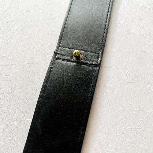 Lauren Ralph Lauren Equestrian Black Belt D Ring Brass Hardware Women's Size M - Picture 14 of 15