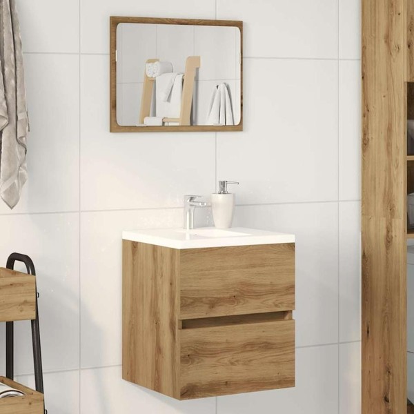 Waschbeckenunterschrank Artisan Oak 41X38,5X45 Cm Holzwerkstoff-image