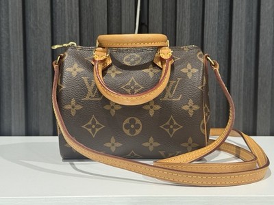 Louis Vuitton Nano Speedy Leather Bag for Women