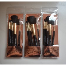 3 Blending Cosmetic Brush Set Blush Eyebrow Comb Eyeshadow Applicator Foundation