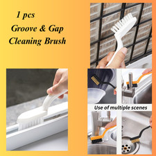 Groove & Gap Cleaning Brush with Hard Bristles for Window, Floor, Wall & Home