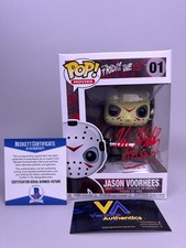 Kane Hodder Signed Jason Voorhees Friday The 13th Funko Pop w/ JSA COA