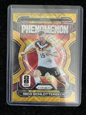 Nico Schlotterbeck 2026 Panini Prizm World Cup Phenomenon Gold Lattice  /10