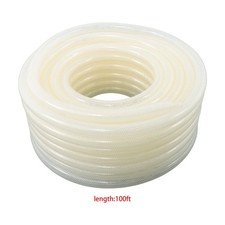 Clear Braided PVC Hose 3/4" ID x 1" OD 100 Feet, High Pressure Reinforced New