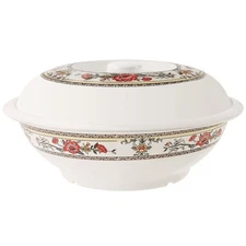 large soup bow Soup Bowl bowl for pho Melamine Bowl, with Lid, 70 oz. (Set of 6)