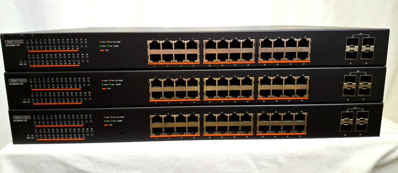 SilverNet Series 7 Industrial Rack Mount Network Switches Ethernet 24 Port #3 D2