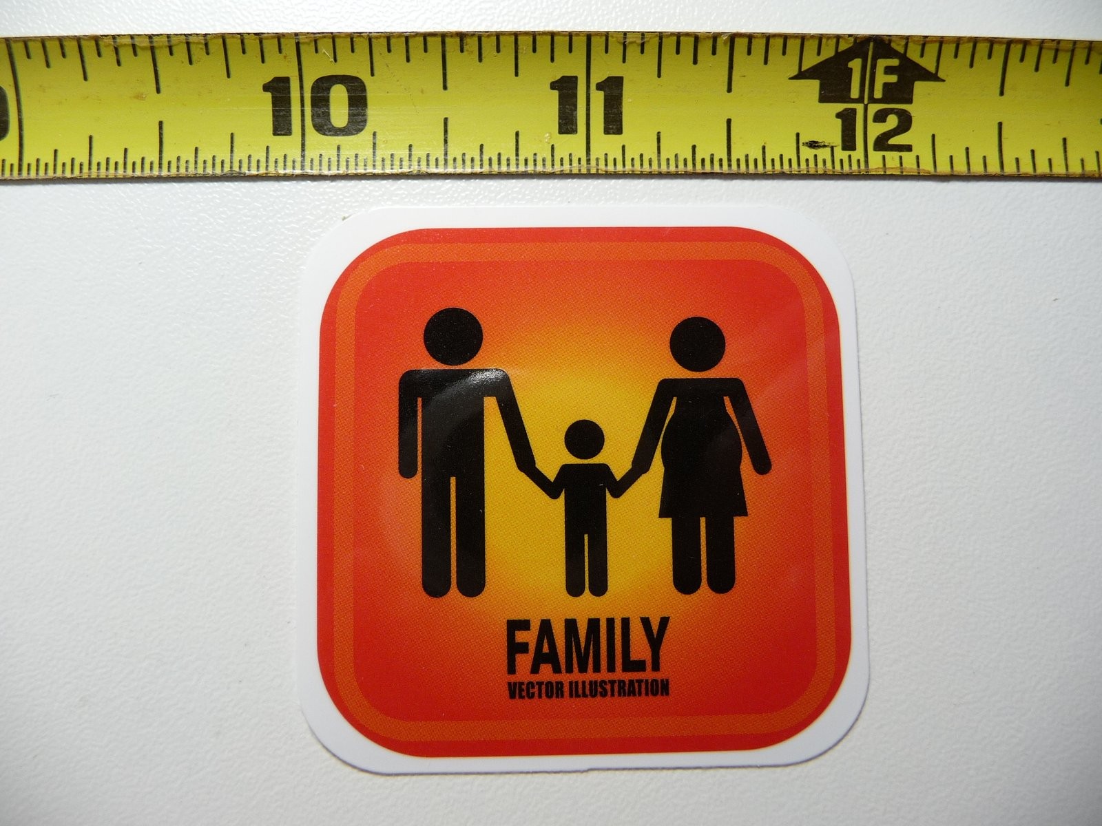 Hard Hat Family Unit Decal Sticker for Work Pride