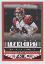 2013 Score Future Franchise Red Zone 15/30 Andy Dalton #305 h3a