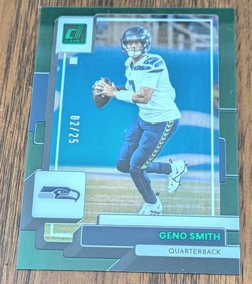 2022 Clearly Donruss Football Green🟩 /25  #20 Geno Smith - Seattle Seahawks #'d