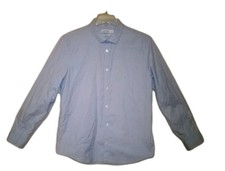 Calvin Klein Infinite COOL Non Iron Dress Shirt-Size Large - Baby Blue Color