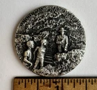 1972 WIND CAVE: National Parks Centennial: .999 Pure Silver Medal, Mint, 33gr.