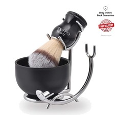 Deluxe 3-in-1 Men s Shaving Kit: Brush, Bowl Stand - Ultimate Grooming Set