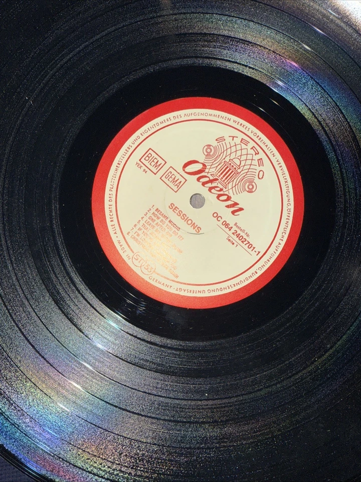 gem min lp and cover Beatles - Sessions Vinyl - Germany Pressing Odeon Label - Image 4 of 4