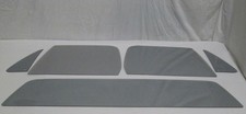 Glass For 1981 - 1989 Chevrolet Gmc Pickup C10k10 Vent Door Back Smoke Grey Set